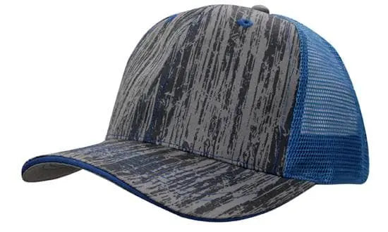 Headwear Woodprint Poly Twill Mesh Cap X12 - 4144 Metro Workwear.